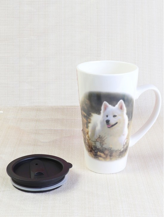 "Dog" Mug W/ Lid With Gift Box